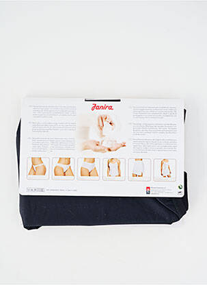 Jupon /fond de robe taille élastique noir JANIRA femme
