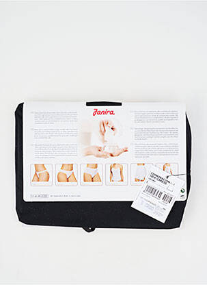 Jupon /fond de robe coupe cintrée noir JANIRA femme