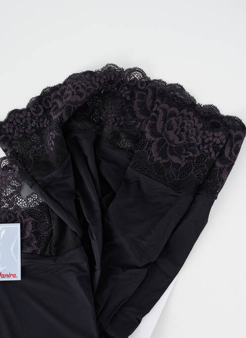 Nuisette/combinette légère et transparente noir JANIRA femme