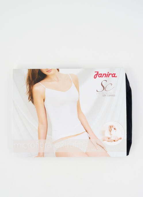 Jupon /fond de robe taille élastique noir JANIRA femme