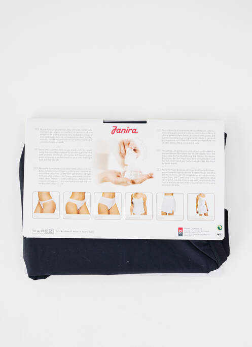 Jupon /Fond de robe noir JANIRA femme