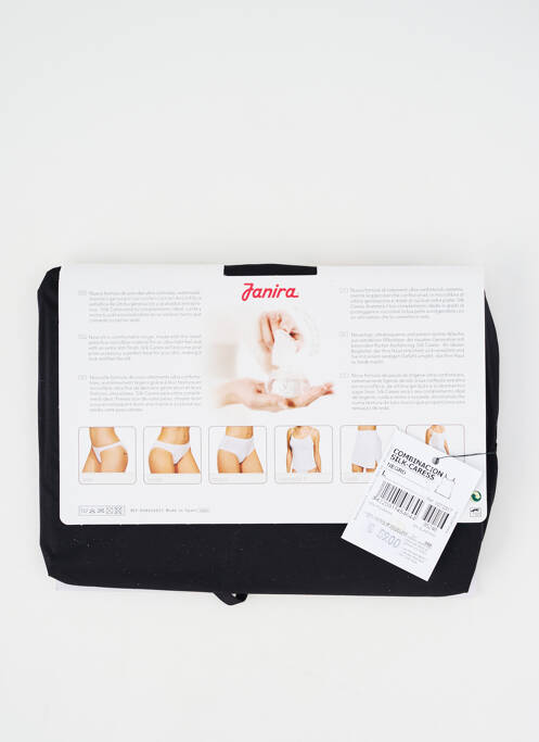 Jupon /Fond de robe noir JANIRA femme