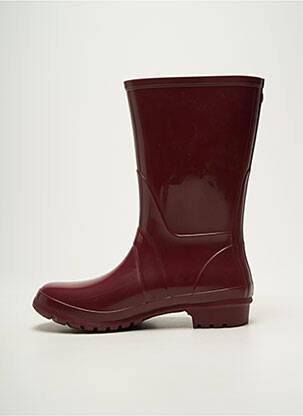 Bottes tissage satiné talon plat jusqu'à 3cm violet IGOR femme