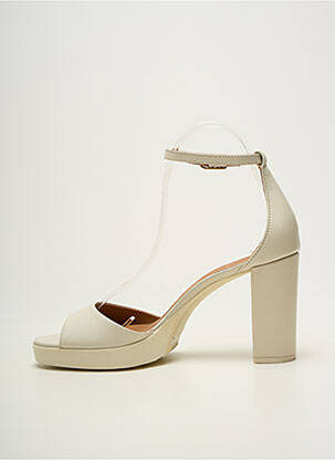 Sandales/nu pieds fermeture bride(s) talon de 7 à 9cm beige GEOX femme
