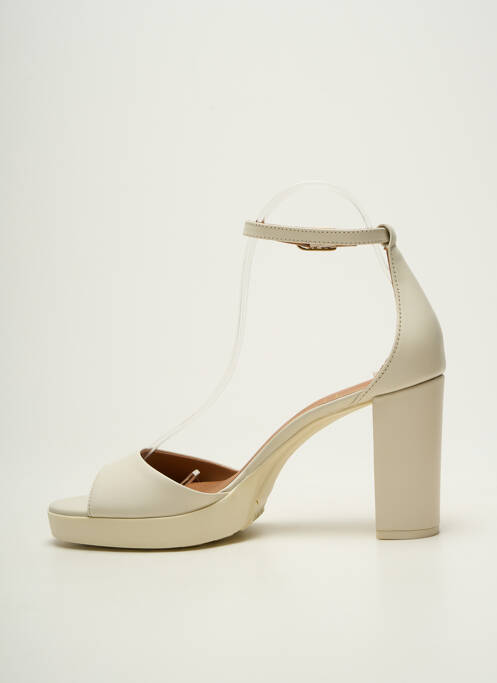 Sandales/nu pieds fermeture bride(s) talon de 7 à 9cm beige GEOX femme