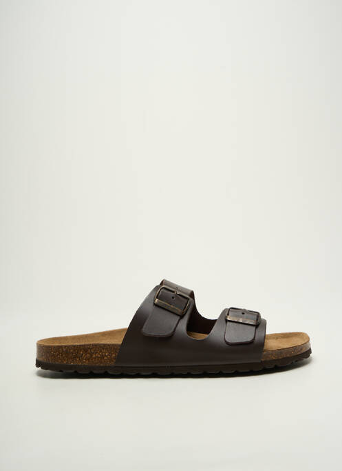 Mules/sabots fermeture boucle(s) bout ouvert marron LA MAISON DE L'ESPADRILLE homme