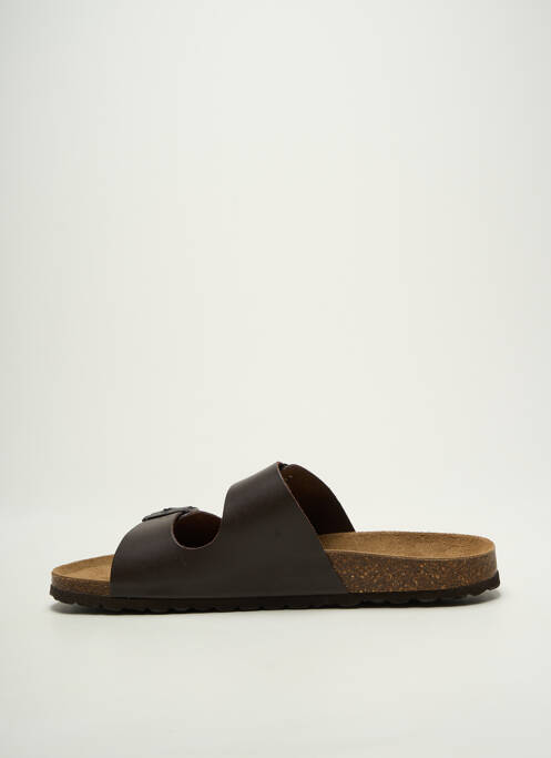Mules/sabots fermeture boucle(s) bout ouvert marron LA MAISON DE L'ESPADRILLE homme