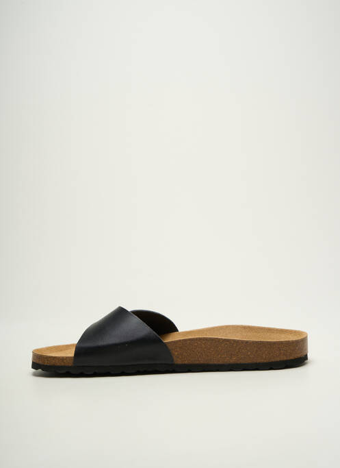 Mules/sabots fermeture boucle(s) bout ouvert noir DKR homme