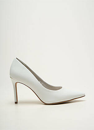 Escarpins type de semelle amortissante talon de 7 à 9cm blanc TAMARIS femme