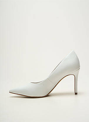 Escarpins type de semelle amortissante talon de 7 à 9cm blanc TAMARIS femme