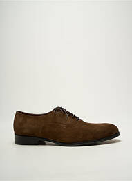 Derbies nubuck talon bas marron FLECS homme