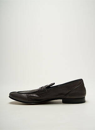 Mocassins type de semelle amortissante chiquet gris FLECS homme