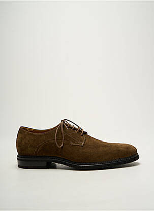Derbies nubuck talon bas marron FLECS homme