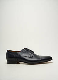Derbies bout rond talon bas bleu FLECS homme