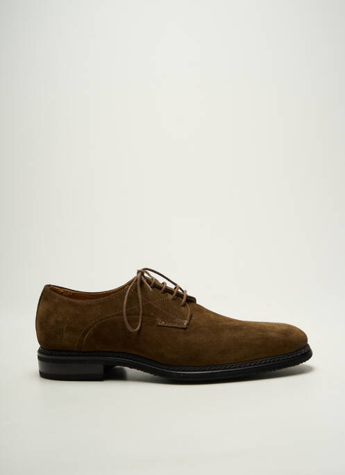 Derbies nubuck talon bas marron FLECS homme