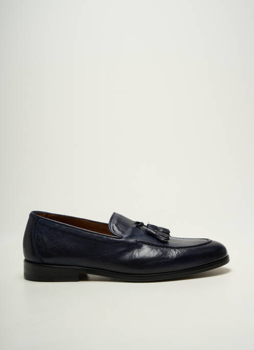 Mocassins type de semelle amortissante chiquet bleu FLECS homme