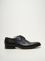 Derbies matière lisse talon bas noir FLECS homme
