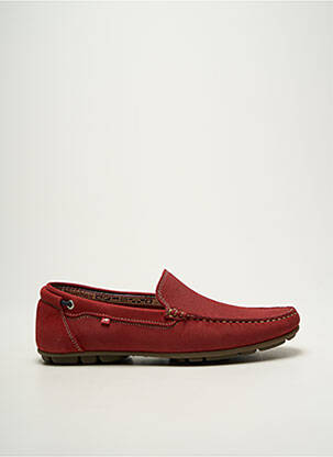 Mocassins semelle amovible bout rond rouge FLUCHOS homme