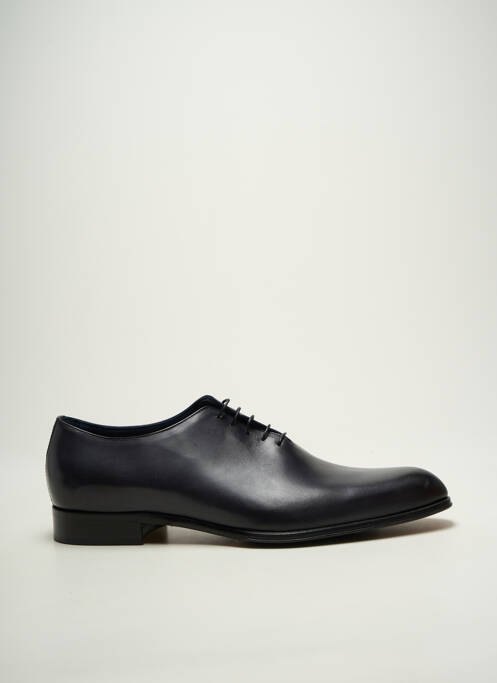 Derbies type de semelle amortissante talon bas bleu FLECS homme