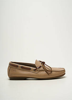 Chaussures bâteau bout carré bout carré beige FLUCHOS homme