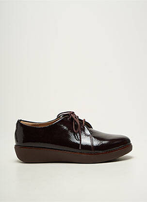 Derbies effet froissé talon plat jusqu'à 3cm violet FITFLOP femme