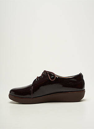 Derbies effet froissé talon plat jusqu'à 3cm violet FITFLOP femme