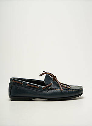 Chaussures bâteau bout carré bout carré bleu FLUCHOS homme