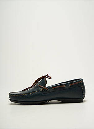 Chaussures bâteau bout carré bout carré bleu FLUCHOS homme