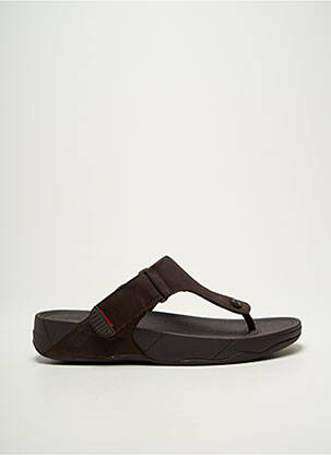 Tongs voute plantaire bout ouvert marron FITFLOP homme