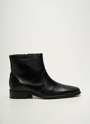 Bottines/boots fermeture zippée talon bas noir ARIMA homme