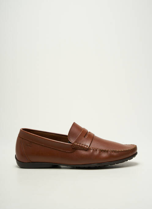 Mocassins voute plantaire bout rond marron FLUCHOS homme