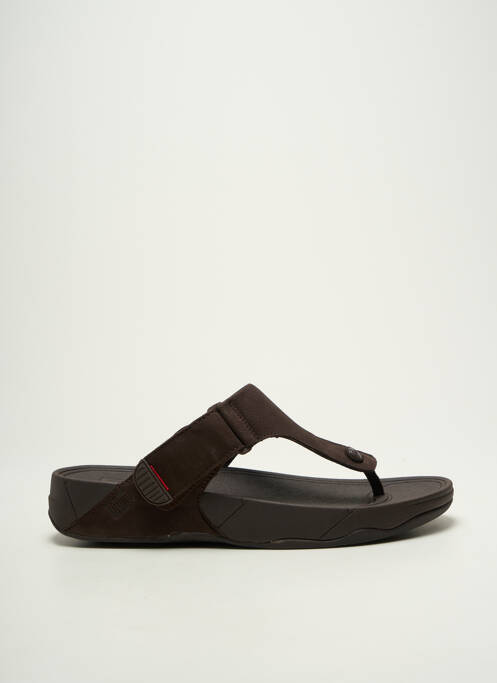 Tongs voute plantaire bout ouvert marron FITFLOP homme