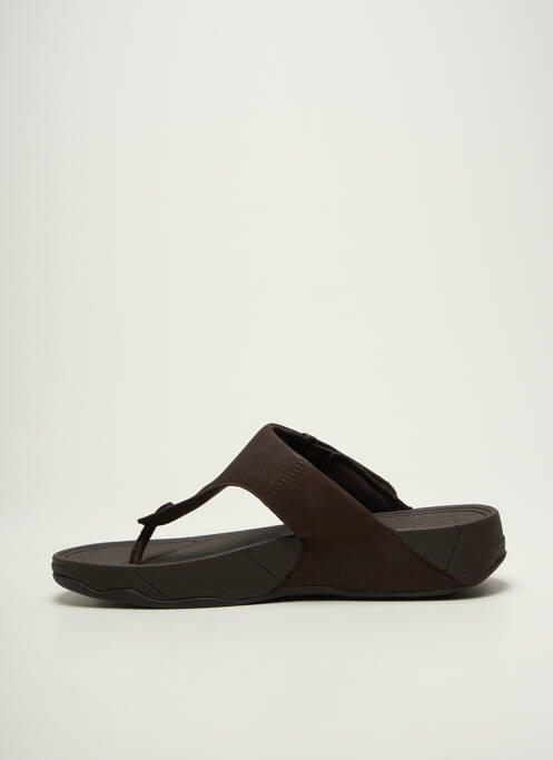 Tongs voute plantaire bout ouvert marron FITFLOP homme