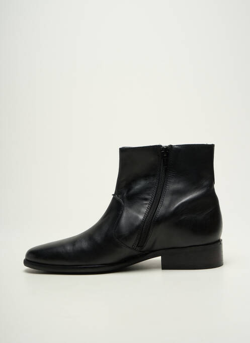 Bottines/boots fermeture zippée talon bas noir ARIMA homme