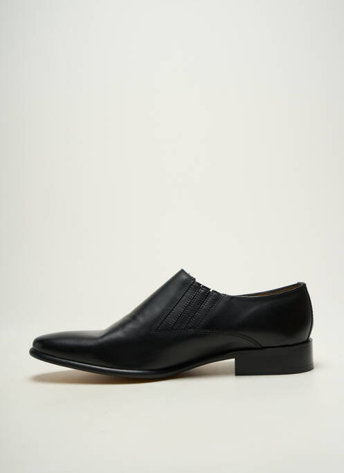 Mocassins matière lisse chiquet noir ARIMA homme