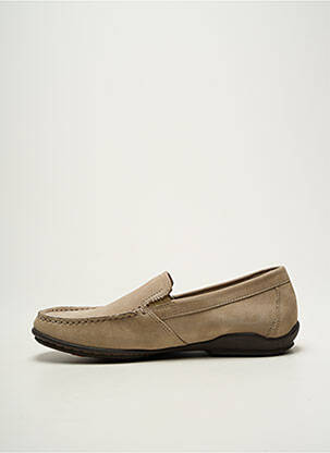 Mocassins bout carré bout carré beige FLUCHOS homme