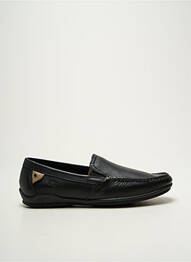 Mocassins voute plantaire bout carré noir FLUCHOS homme