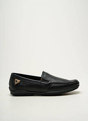 Mocassins voute plantaire bout carré noir FLUCHOS homme