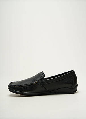 Mocassins voute plantaire bout carré noir FLUCHOS homme