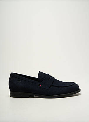 Mocassins semelle amovible chiquet bleu FLUCHOS homme