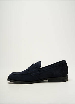 Mocassins semelle amovible chiquet bleu FLUCHOS homme