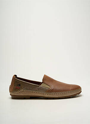 Mocassins matière lisse bout rond vert FLUCHOS homme