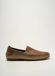 Mocassins matière lisse bout rond vert FLUCHOS homme