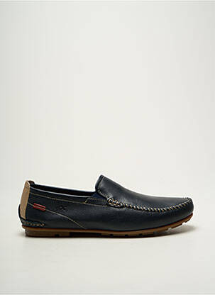 Mocassins bout rond bout rond bleu FLUCHOS homme