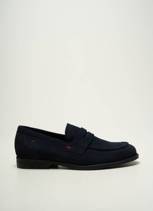 Mocassins semelle amovible chiquet bleu FLUCHOS homme