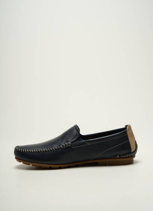 Mocassins bout rond bout rond bleu FLUCHOS homme