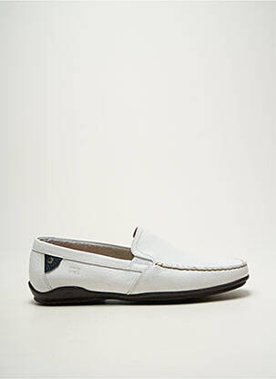Mocassins bout carré bout carré blanc FLUCHOS homme
