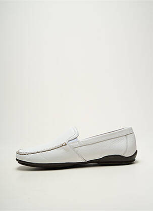Mocassins bout carré bout carré blanc FLUCHOS homme