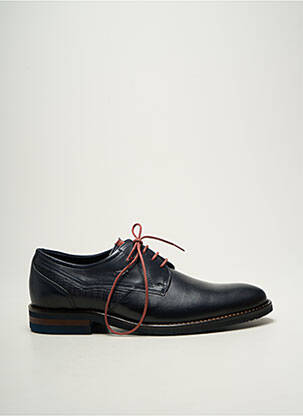 Derbies semelle amovible talon bas bleu FLUCHOS homme
