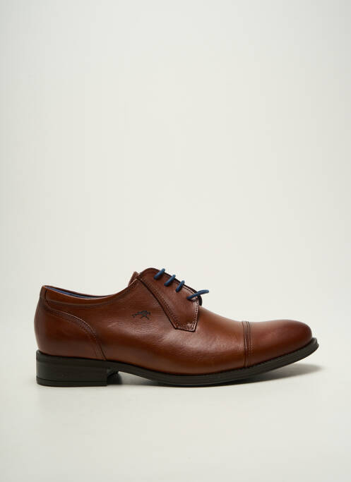 Derbies semelle amovible talon bas marron FLUCHOS homme